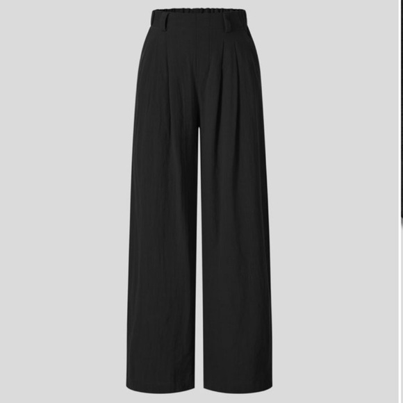 Halara Women's Black Wide-Leg Pants - Picture 3 of 7